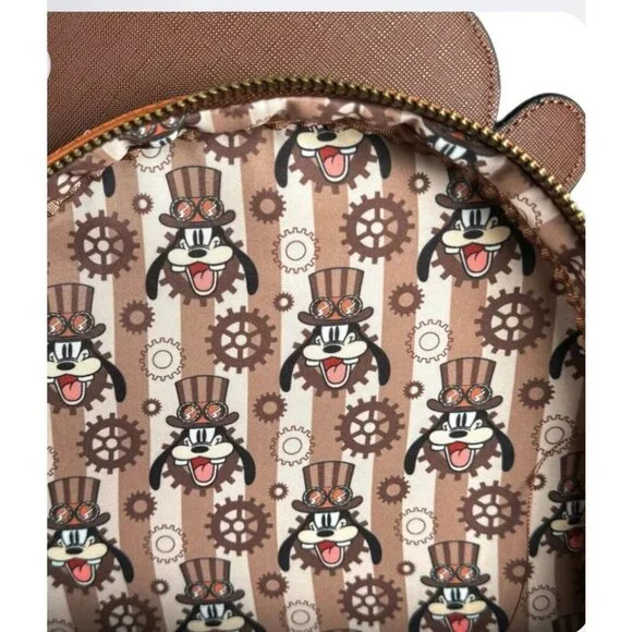 Steampunk Goofy Exclusive Mini Backpack Loungefly NWT​ Steampunk Goofy Exclusive Mini Backpack Loungefly NWT​ main image 3